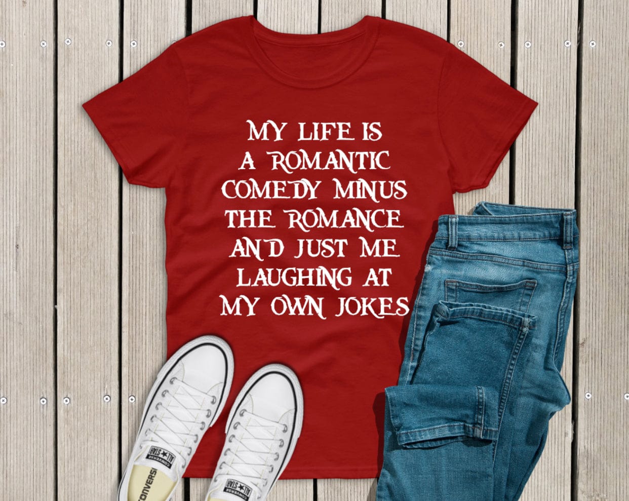Romantic Comedy Graphic T #242-Graphic T-Stay Foxy Boutique, Florissant, Missouri