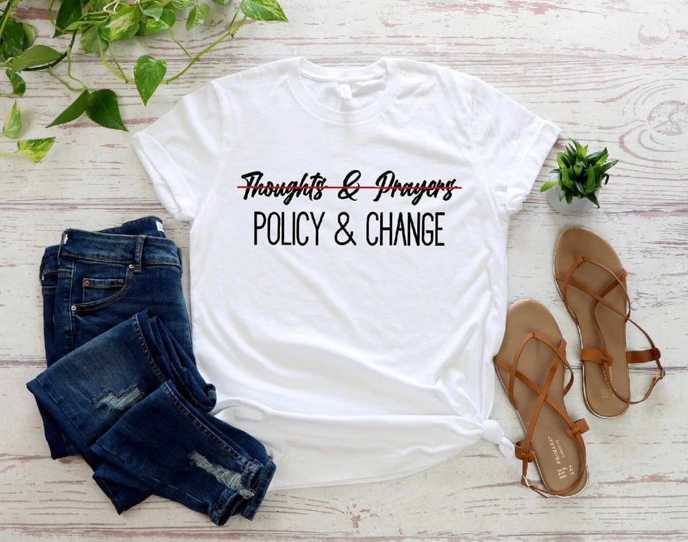 Policy Change Graphic T-Graphic T-Stay Foxy Boutique, Florissant, Missouri