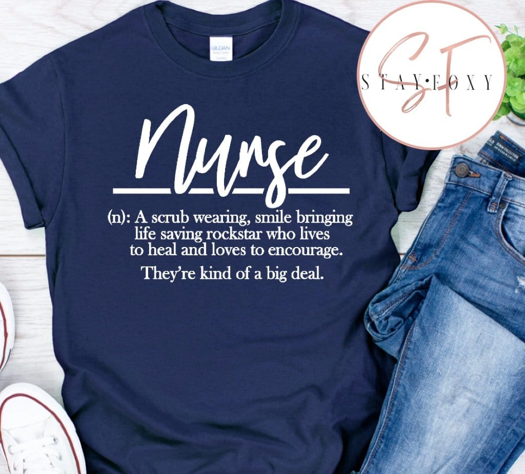 Nurse Graphic T-Graphic T-Stay Foxy Boutique, Florissant, Missouri