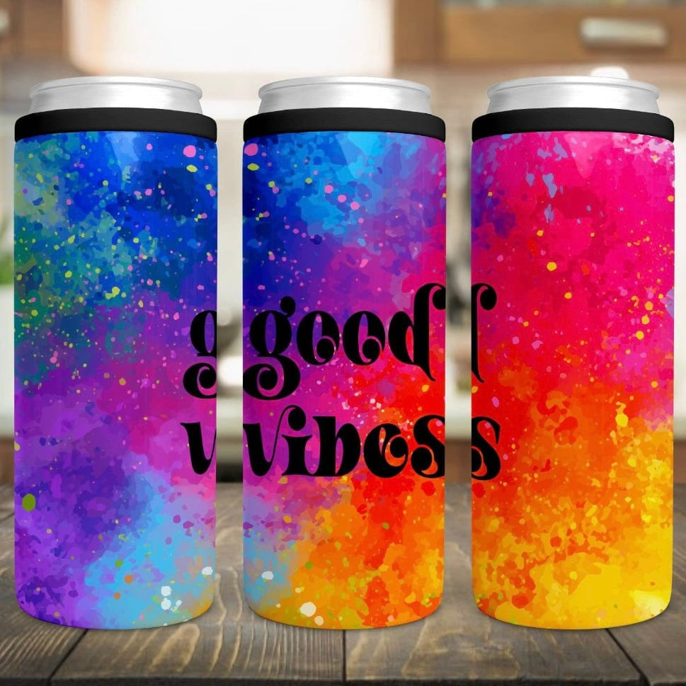 Good Vibes CAN COOLER-Stay Foxy Boutique, Florissant, Missouri