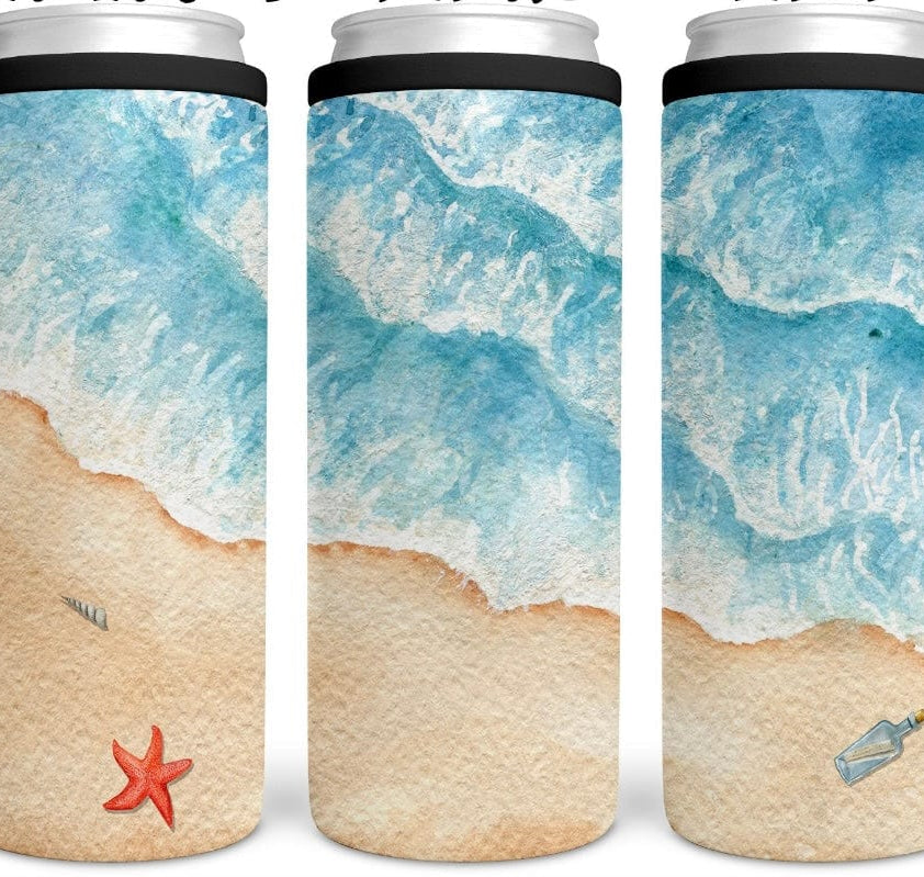 Beach CAN COOLER-Stay Foxy Boutique, Florissant, Missouri