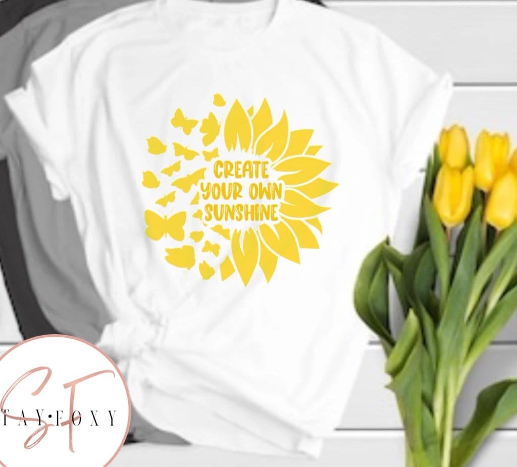 Create Your Own Sunshine Graphic T-Graphic T-Stay Foxy Boutique, Florissant, Missouri