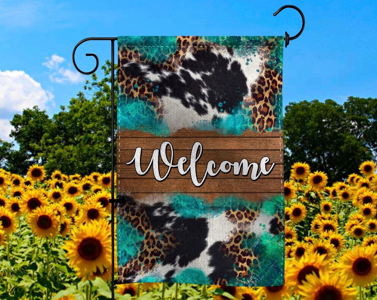 Southwestern Welcome Garden Flag-Stay Foxy Boutique, Florissant, Missouri
