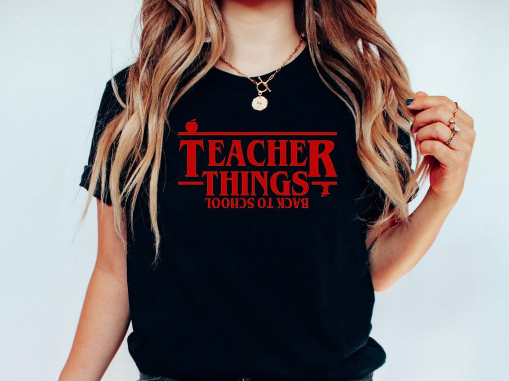 Teacher Things Graphic T-Graphic T-Stay Foxy Boutique, Florissant, Missouri