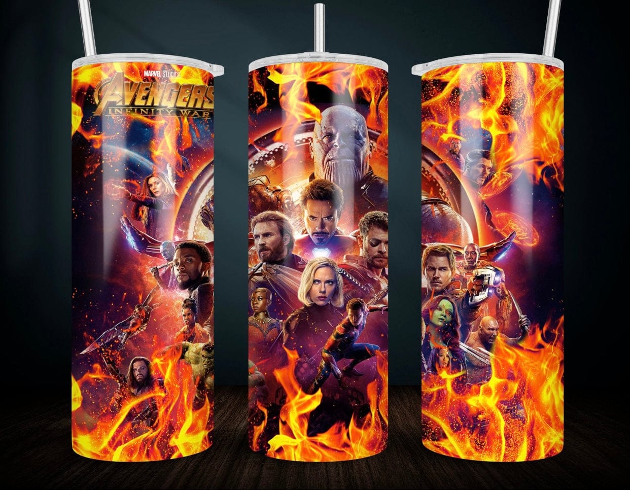 Flames Tumbler-Stay Foxy Boutique, Florissant, Missouri