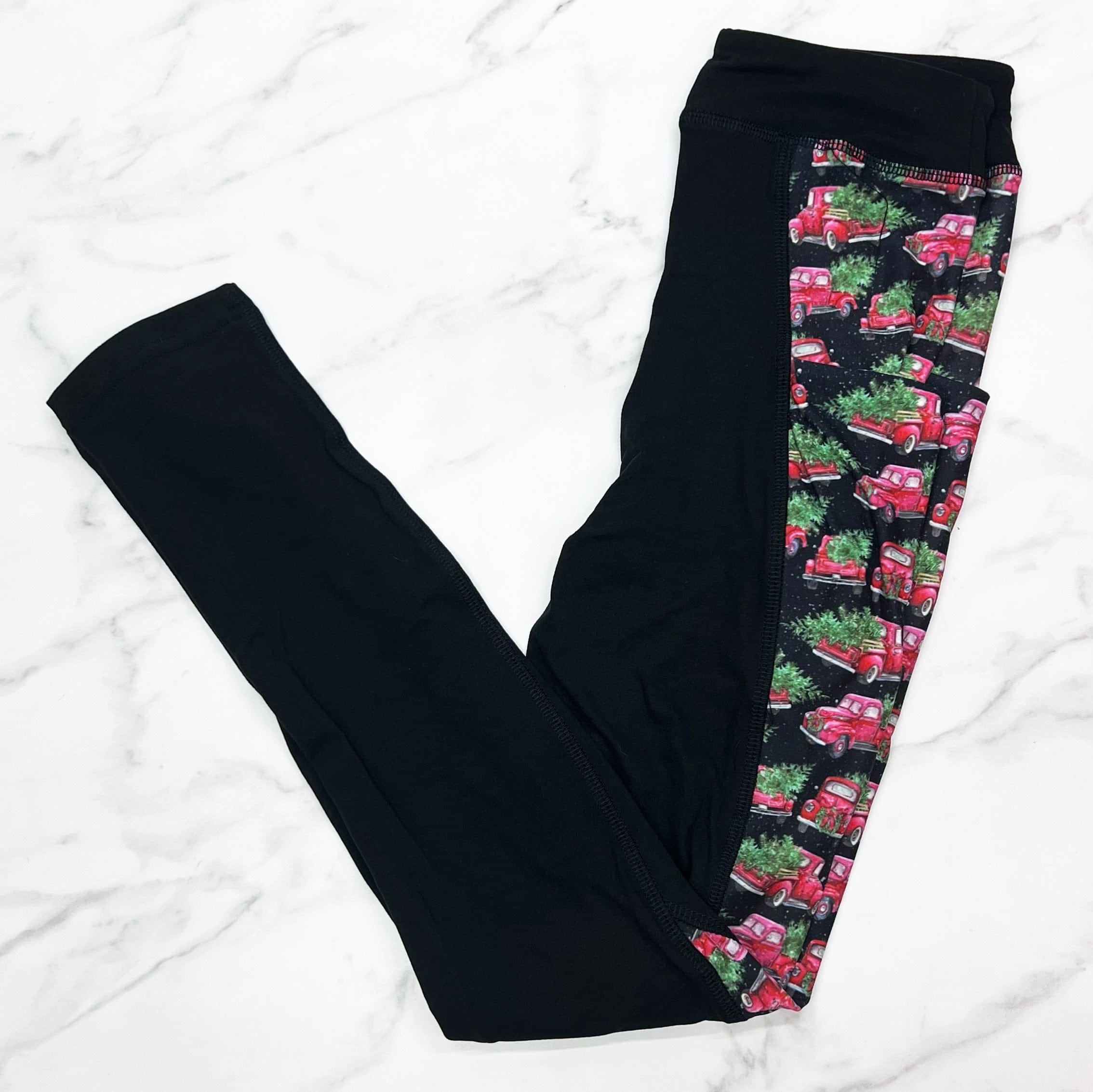 Red Truck Leggings-Stay Foxy Boutique, Florissant, Missouri