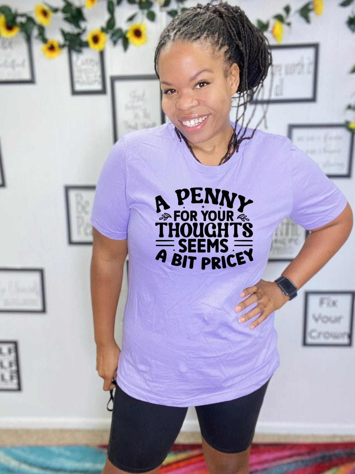 Penny For Your Thoughts Graphic T-Graphic T-Stay Foxy Boutique, Florissant, Missouri