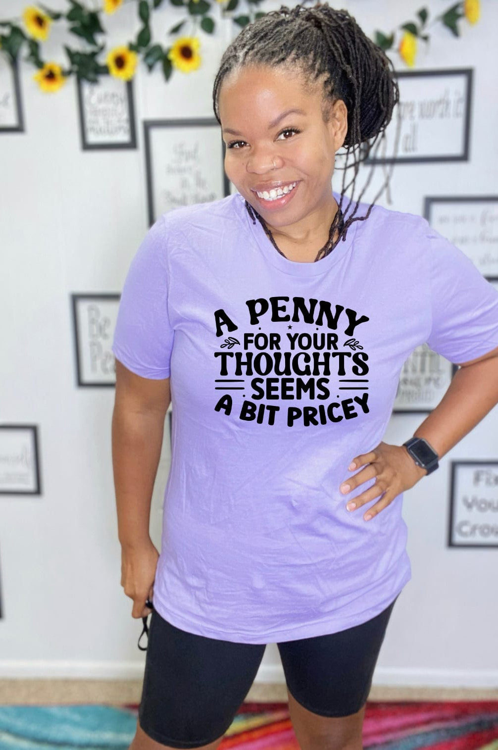 Penny For Your Thoughts Graphic T-Graphic T-Stay Foxy Boutique, Florissant, Missouri
