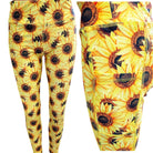 Sunflower Leggings-Stay Foxy Boutique, Florissant, Missouri