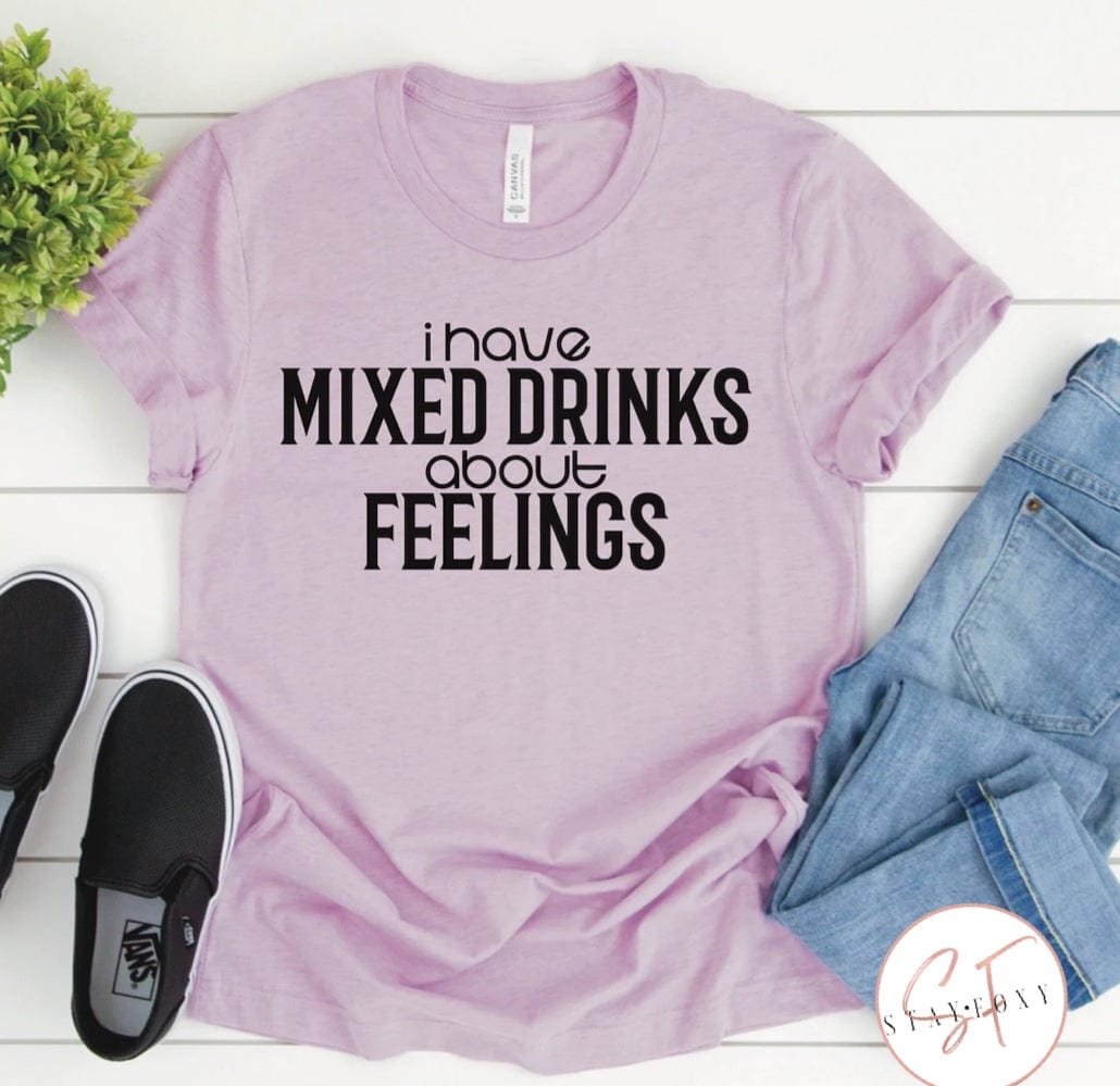 Mixed Feelings Graphic T #325-Graphic T-Stay Foxy Boutique, Florissant, Missouri
