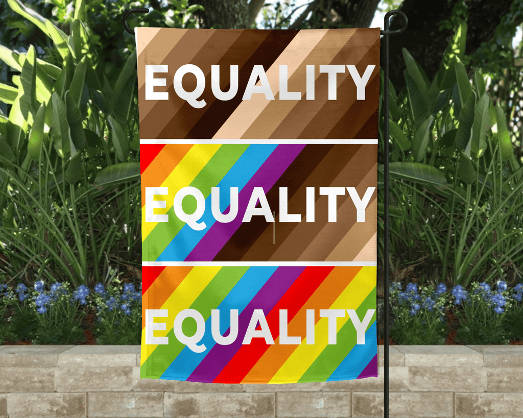 Equality Garden Flag-Stay Foxy Boutique, Florissant, Missouri