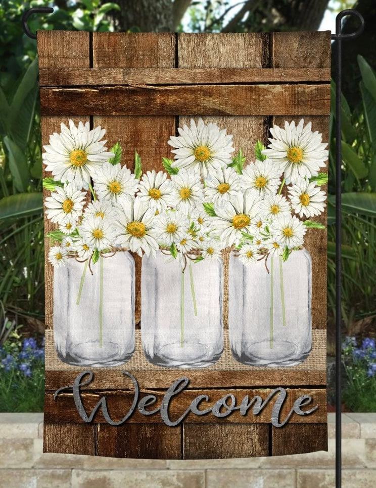 Daisy Welcome Flag-Stay Foxy Boutique, Florissant, Missouri