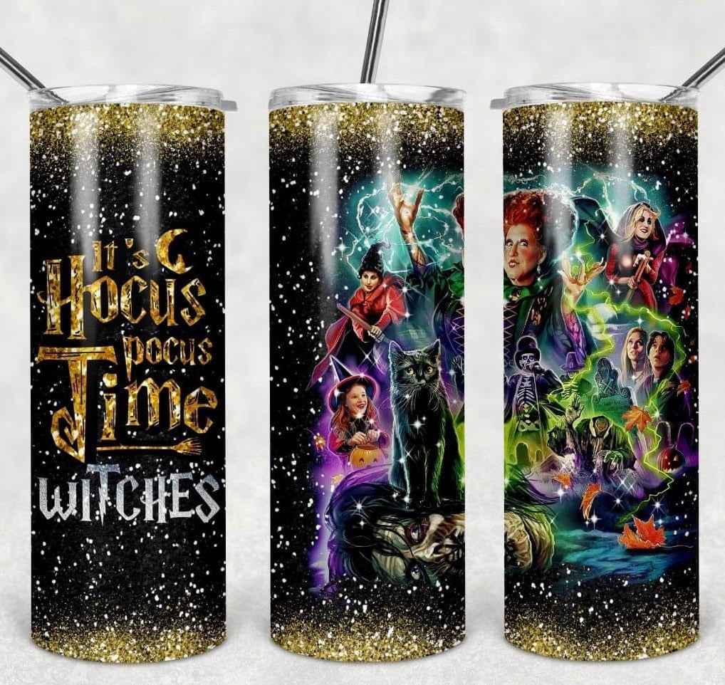 Glitter Witches Tumbler-Drinkware-Stay Foxy Boutique, Florissant, Missouri