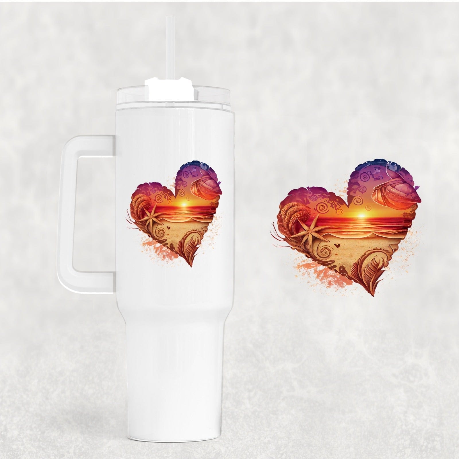 Sunset 40 oz Tumbler-Stay Foxy Boutique, Florissant, Missouri