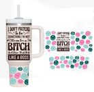 Like A Boss 40 oz Tumbler-Stay Foxy Boutique, Florissant, Missouri