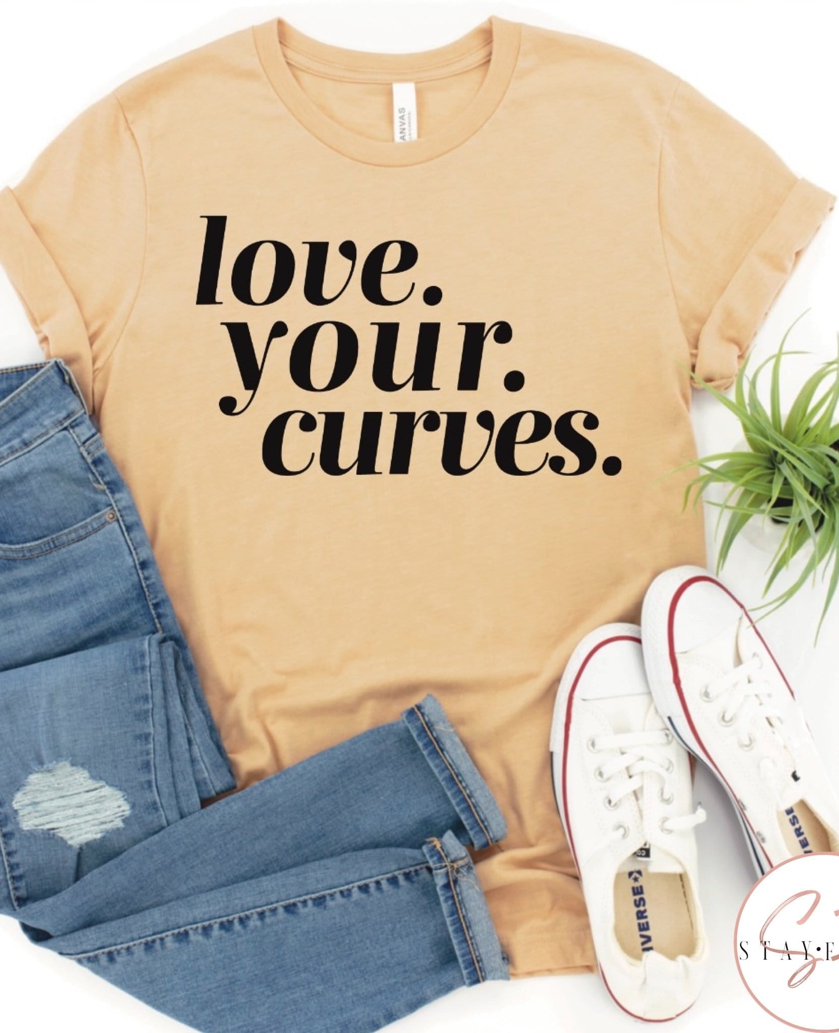 Love. Your. Curves. Graphic T-Graphic T-Stay Foxy Boutique, Florissant, Missouri