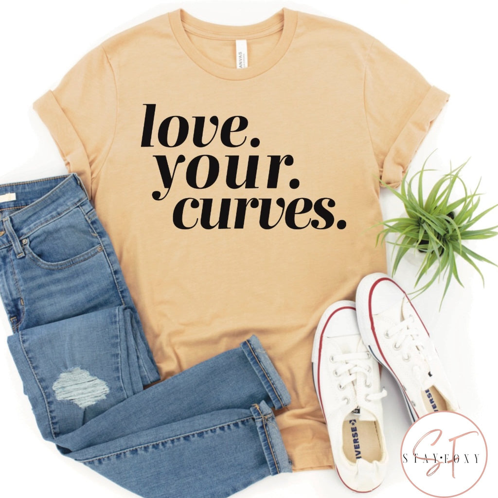Love. Your. Curves. Graphic T-Graphic T-Stay Foxy Boutique, Florissant, Missouri
