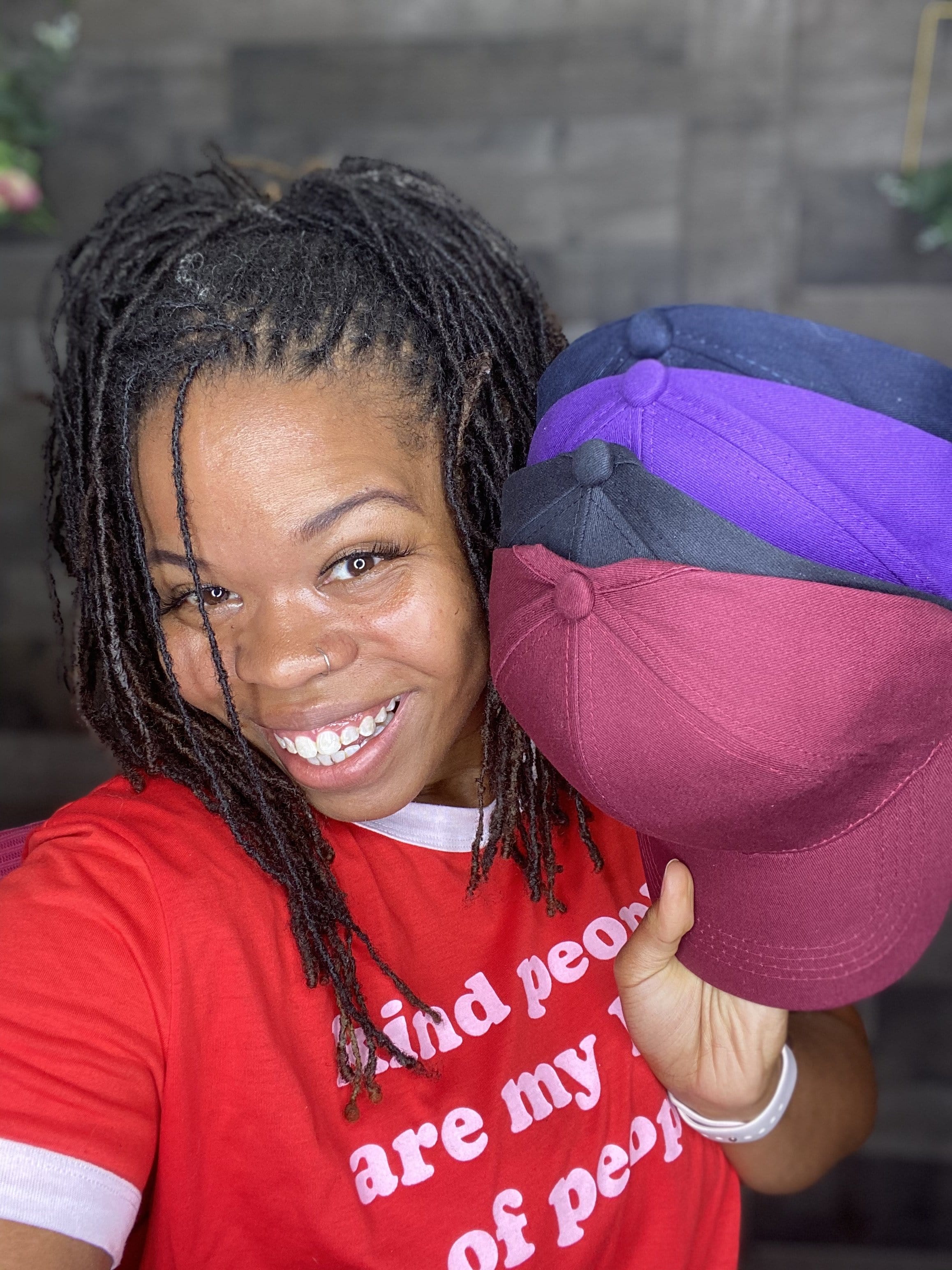 Backless Hat for Full Hair with Elastic back-Hat-Stay Foxy Boutique, Florissant, Missouri