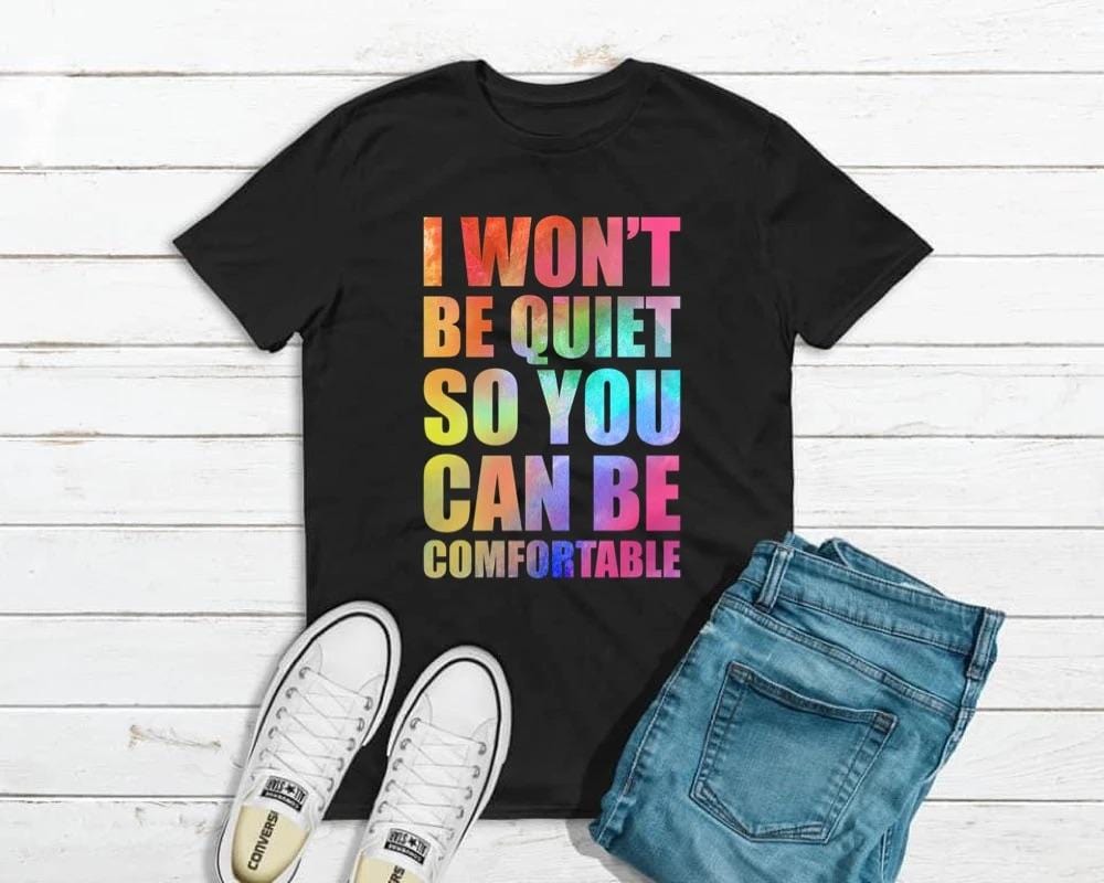 I will not be Quiet Graphic T #209-Graphic T-Stay Foxy Boutique, Florissant, Missouri