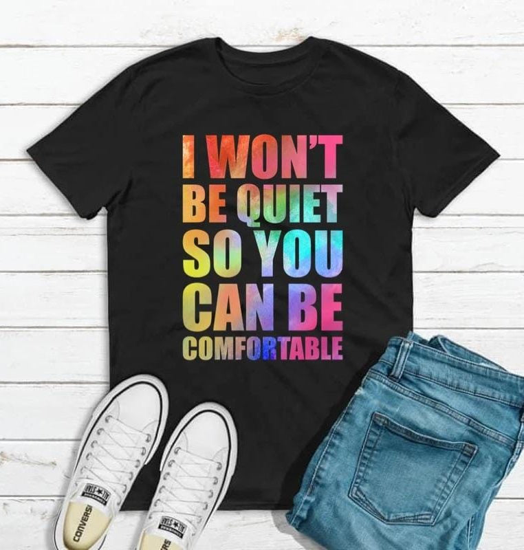 I will not be Quiet Graphic T #209-Graphic T-Stay Foxy Boutique, Florissant, Missouri