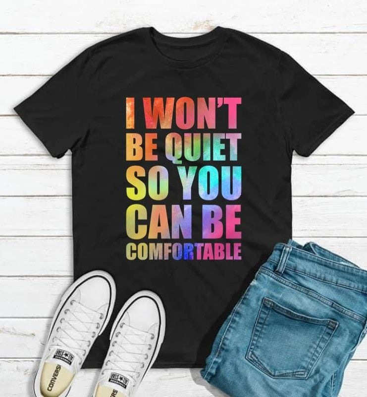 I will not be Quiet Graphic T #209-Graphic T-Stay Foxy Boutique, Florissant, Missouri