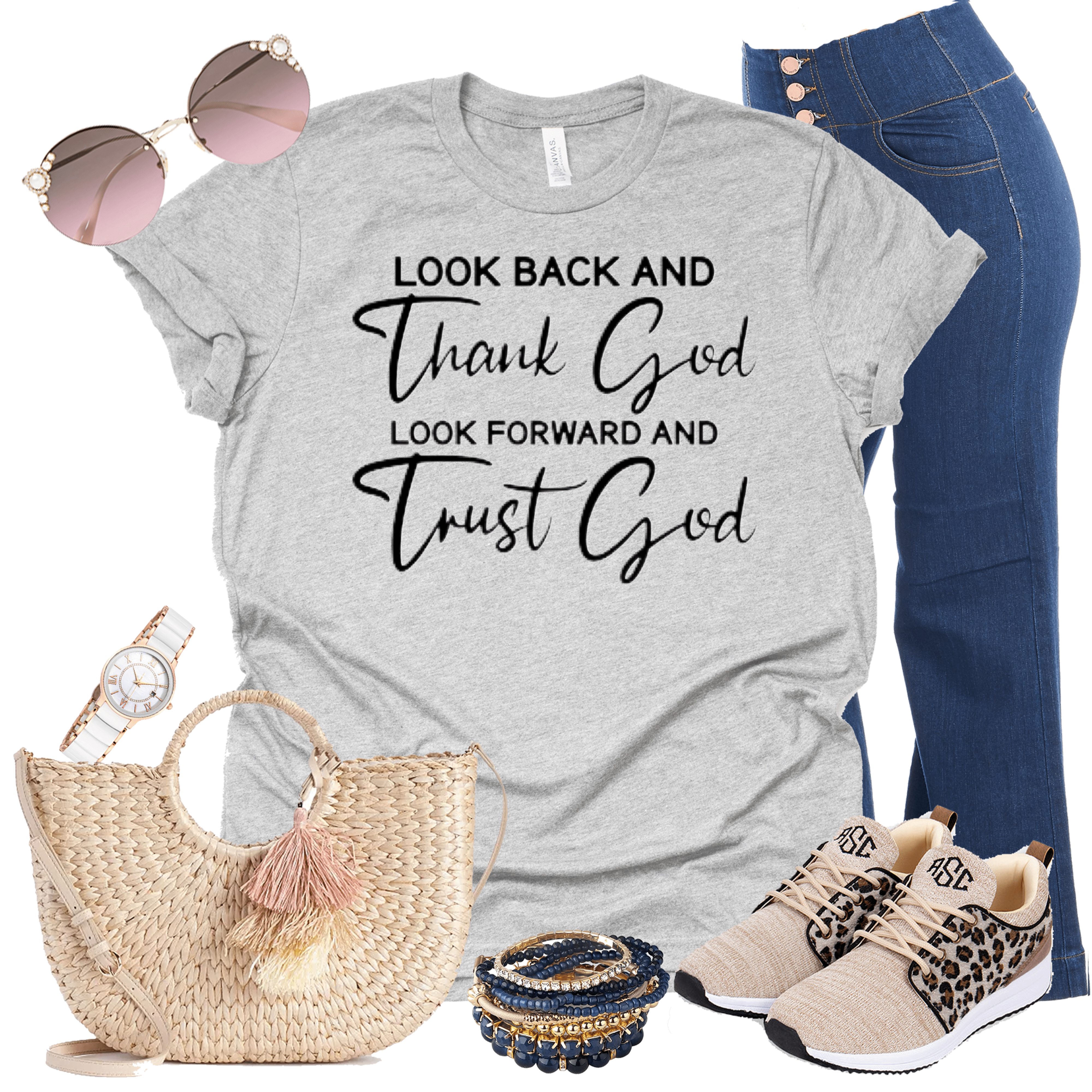 Look Back Graphic T-Graphic T-Stay Foxy Boutique, Florissant, Missouri