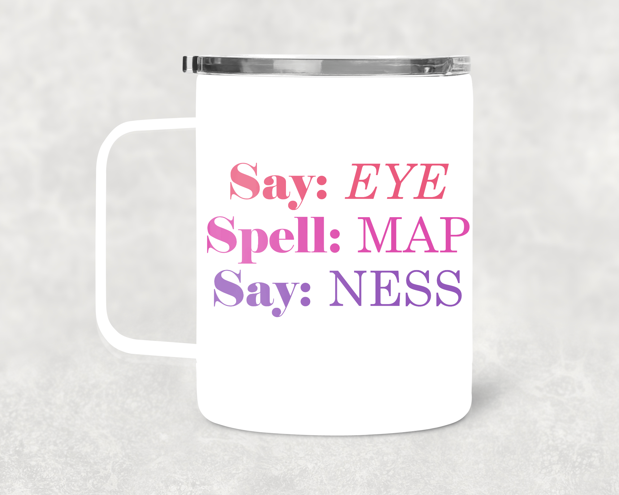 Eye Map Ness Rainbow Mug /Wine Cup-Stay Foxy Boutique, Florissant, Missouri
